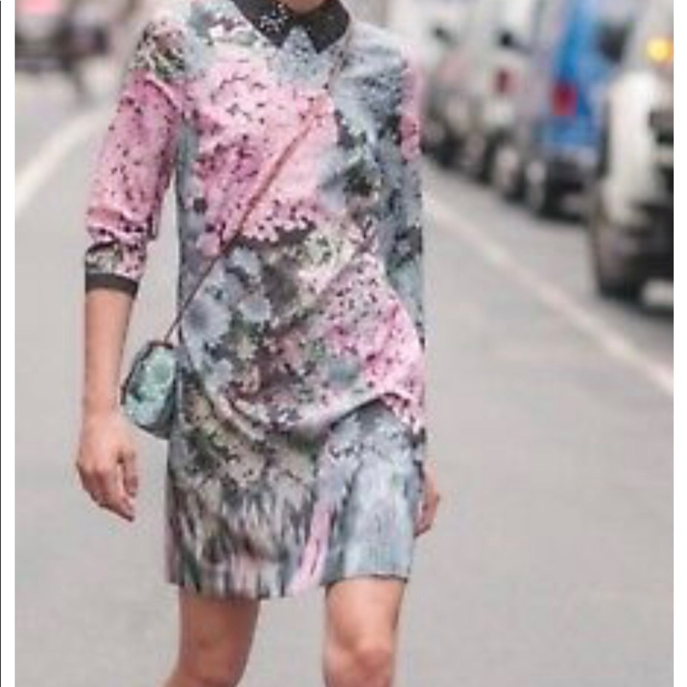 Ted Baker Flower Print Tunic Dress / 1(US4)